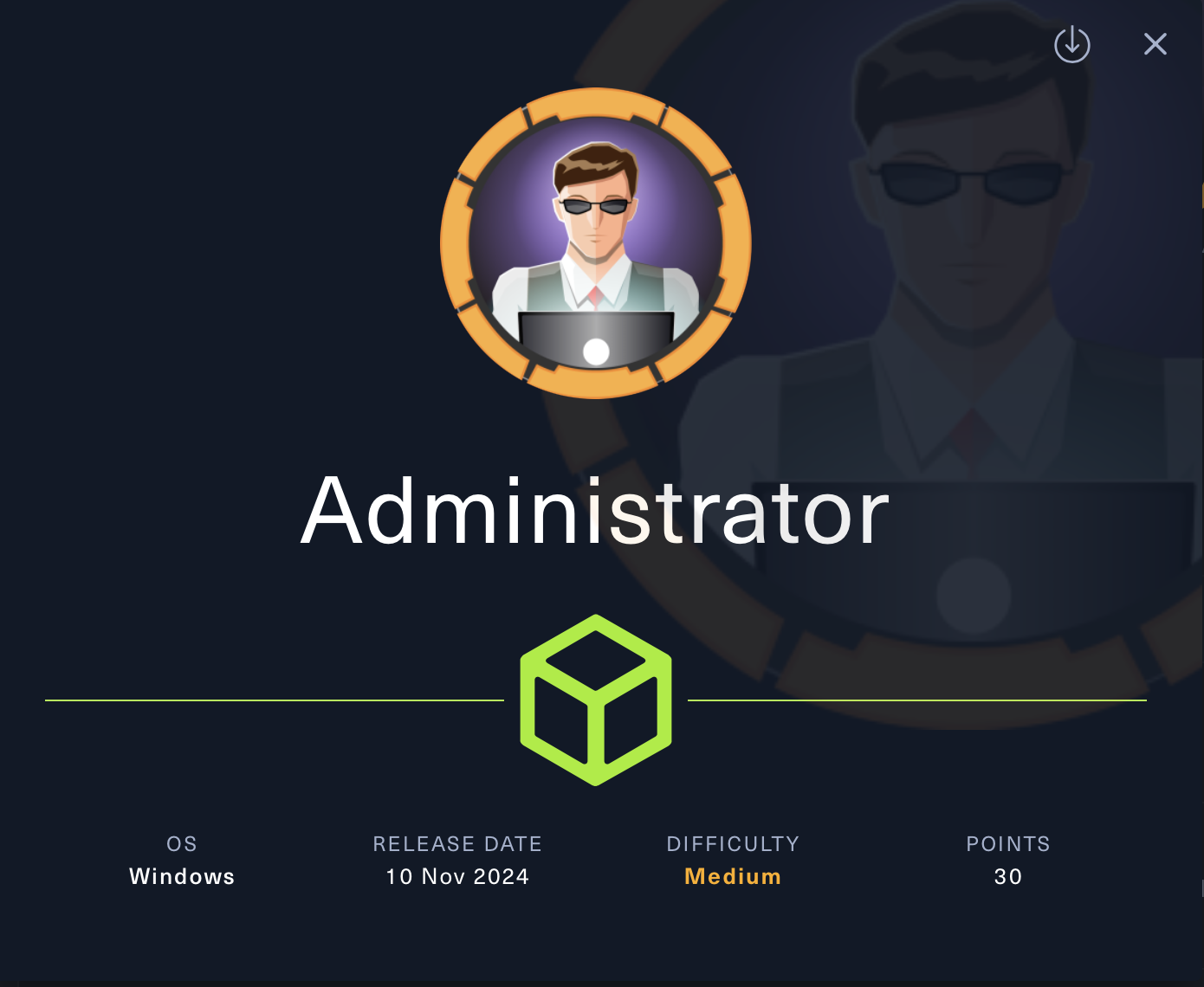 Administrator HTB image
